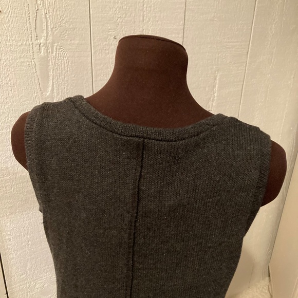 Luukaa Gray & Black Striped Wool Tunic Jumper Size Small NWT - Picture 9 of 13